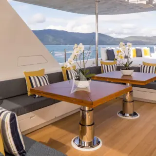 Sundeck dining