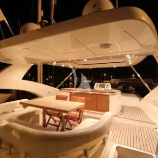 Fly Bridge deck at Night