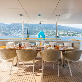 Main deck aft al fresco dining