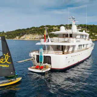 Aft view with toys