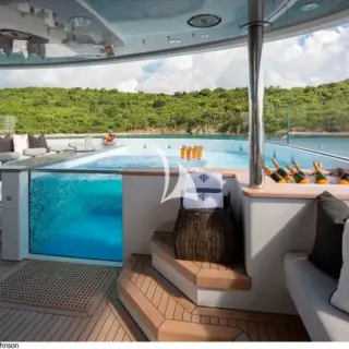 Sun deck jacuzzi