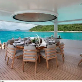 Bridge deck dining