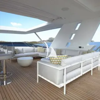 Sun deck bar