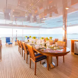 Bridge Deck Aft al fresco dining