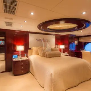 Master King facing forward on the main deck