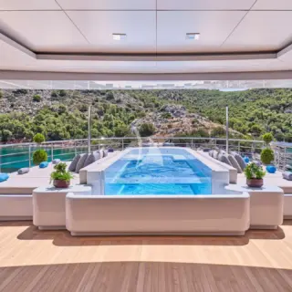 Bridge deck pool