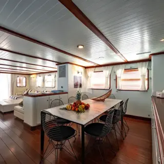 Dining on main deck