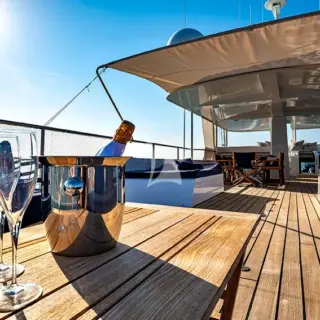 Enjoy a cool drink on the sun deck!