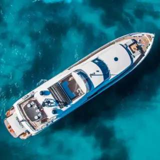TENACITY at anchor