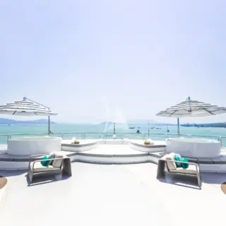 Two jacuzzis