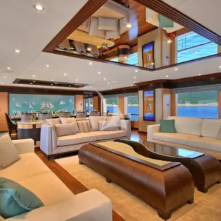 Meira main deck salon looking forward