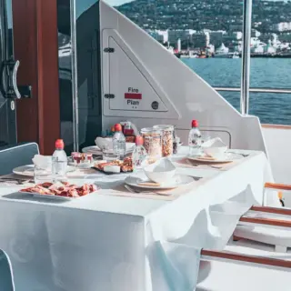 Main deck dining area
