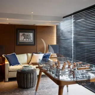 Upper deck game room
