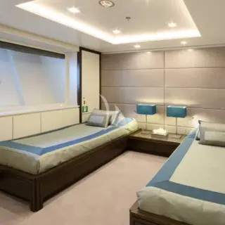Twin stateroom, port side