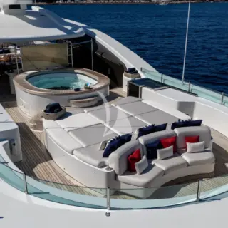 Sun deck with outdoor cinema
