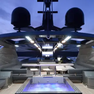 On deck Jacuzzi