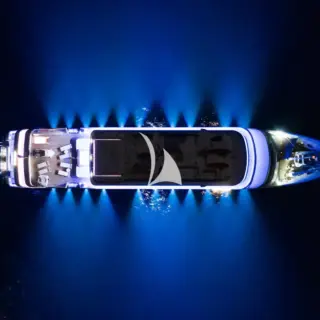 View from above night