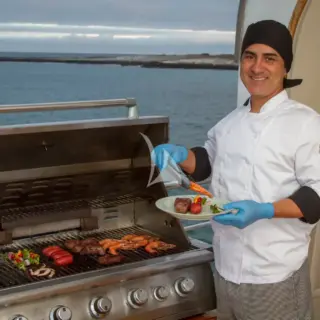 Grill on Sun deck