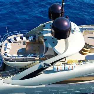 YCM 120 - Top deck aerial view