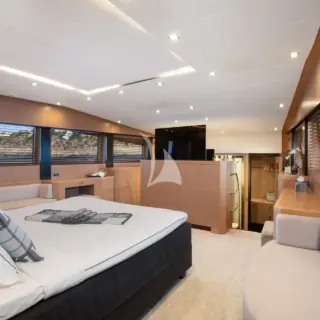 Master cabin on main deck
