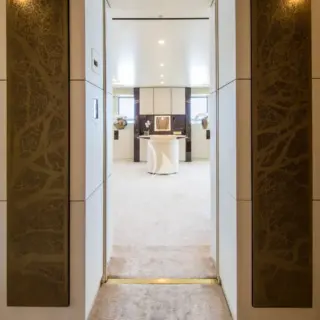 Access to master cabin
