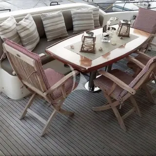 Aft Deck after the refit (June 2019)