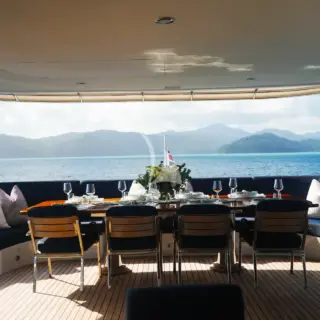 Upper Deck exterior dining