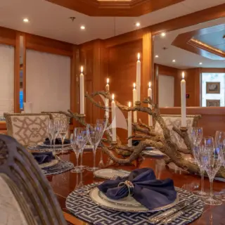 Formal dining room details