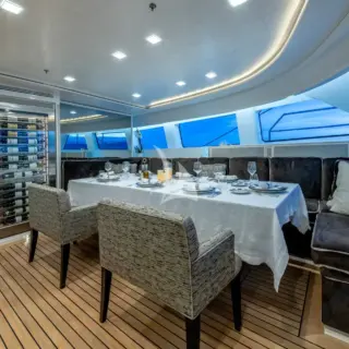 Main deck dining area