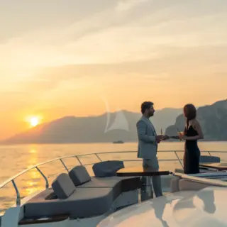 VIVALDI - Sunset from the bow