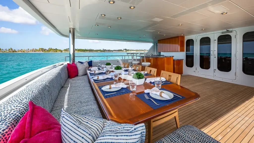CARTE BLANCHE 161' - Aft Deck