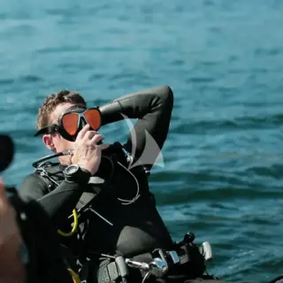 Diving on board