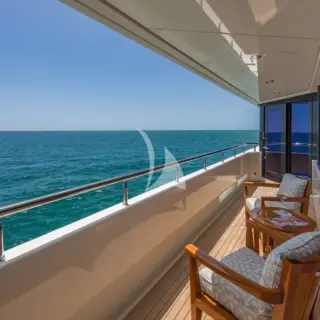 Private balcony off of Primary stateroom