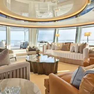 Sky lounge facing aft