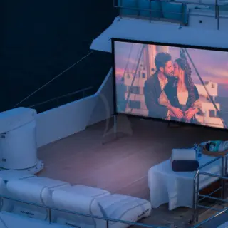 SEA AXIS - Outdoor Cinema Setup