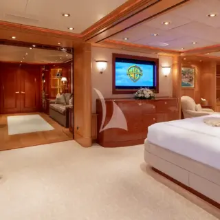 Master Stateroom (Office doors open)