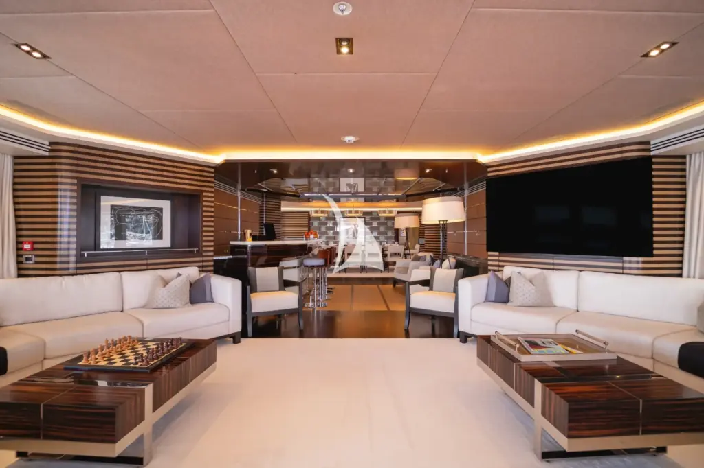 ILLUSION - Main deck lounge view fwd