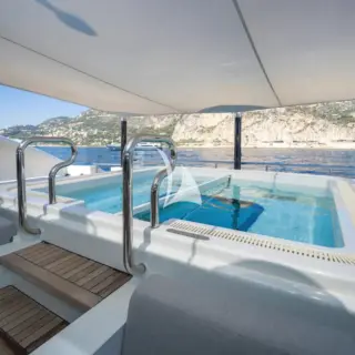 Main deck aft pool