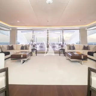 Main deck lounge view aft