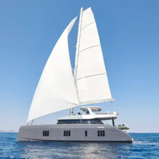 Genny under sail