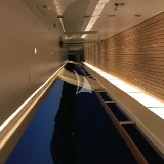 Outside deck promenade