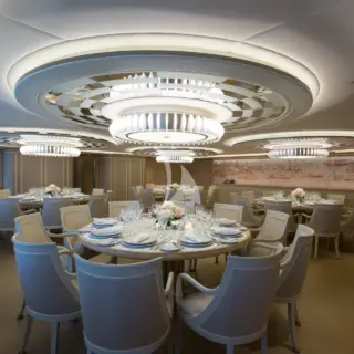 Three formal dining rooms
