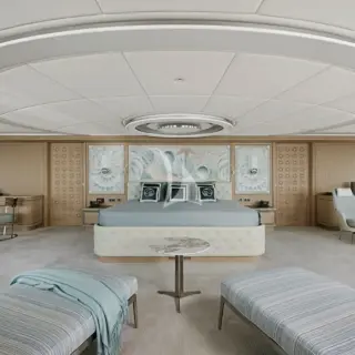 Spacious 260mò master stateroom with 180ÃÂâÂÂÃÂð panoramic view