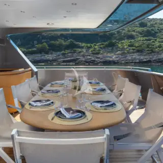 Aft Deck dining Area