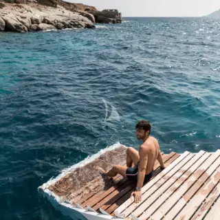 Hydraulic Swim Ladder