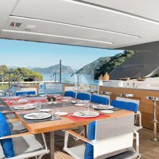 Fly deck aft dining