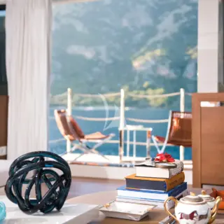 Fold down balcony