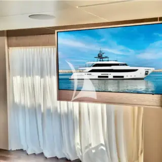 TV in the main saloon