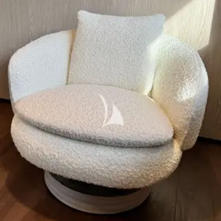 Armchair in the owner's cabin