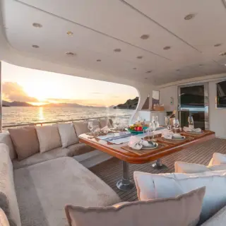 Aft Deck Seating Area